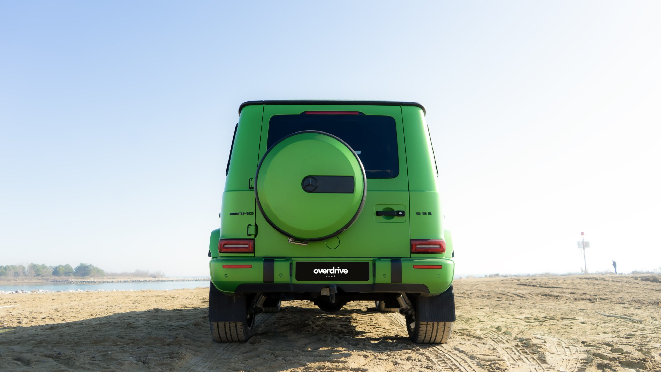 Mercedes G63 Green ibiza Photo